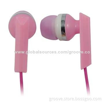 Wired Silicone Earphones with Flat Cable for iPhone 5S, iPhone and iPad